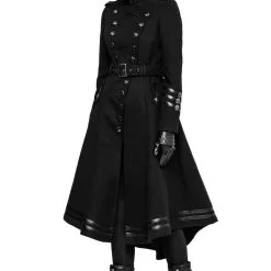 Manteau Femme PUNK RAVE 'miss Sergent' -Vêtements Gothiques a00030 900