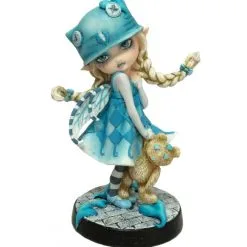 DISCOBOLE Figurine Lutine 'blue Monday'