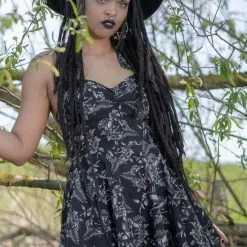 Robe KILLSTAR 'Aloha From Hell' 7 Robe KILLSTAR 'Aloha From Hell' -Vêtements Gothiques aloha from hell skater dress cc x1600 900