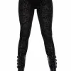 Leggings KILLSTAR 'Altheas Evil' -Vêtements Gothiques althea s evil velvet leggings b x1600 900
