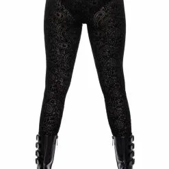 Leggings KILLSTAR 'Altheas Evil' 6 Leggings KILLSTAR 'Altheas Evil' -Vêtements Gothiques althea s evil velvet leggings c x1600 900