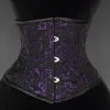DISCOBOLE Serre-taille Gothique Brocarde Violet 1 DISCOBOLE Serre-taille Gothique Brocarde Violet -Vêtements Gothiques amethyst waist cincher 1 900