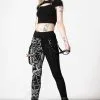 Leggings KILLSTAR 'Amnesia' -Vêtements Gothiques amnesia leggings w b x1600 900