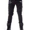 Pantalon Goth/rock Poizen Industries 2 Pantalon Goth/rock Poizen Industries -Vêtements Gothiques anderspantsmensblackchemicalblack11 900