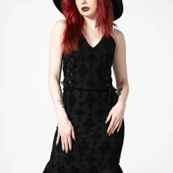 Top KILLSTAR 'Aria' -Vêtements Gothiques aria halter top w b x1600 900