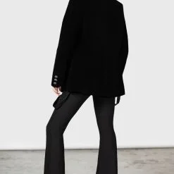 Blazer Velours KILLSTAR 'astaroth Boyfriend' -Vêtements Gothiques astaroth velvet boyfriend blazer w g 900