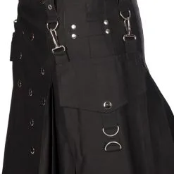 Kilt Noir BLACK PISTOLS -Vêtements Gothiques b 2 12 001 00 2 500x500 900