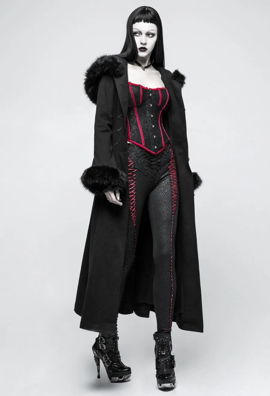 Long Manteau Gothique PUNK RAVE 6 Long Manteau Gothique PUNK RAVE – Image 4