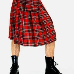 Kilt BLACK PISTOLS 'red Tartan'