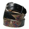 DISCOBOLE Ceinture Cuir Biker 'Confederate Flag' -Vêtements Gothiques b4191 900