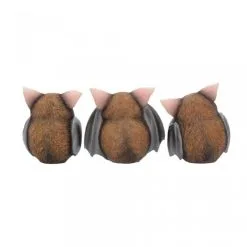 NEMESIS NOW Set Figurines Chauve-souris De La Sagesse -Vêtements Gothiques b4473n9 2 900