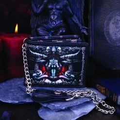 NEMESIS NOW Portefeuille Satanique 'baphomet' -Vêtements Gothiques b4704p9 6 900