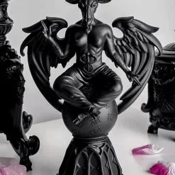 KILLSTAR Statuette BAPHOMET En Résine -Vêtements Gothiques baphomet resin statuette b x1600 900