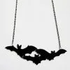 DISCOBOLE Collier Gothique Acrylique CHERRYLOCO 'bat Cluster' -Vêtements Gothiques batcluster
