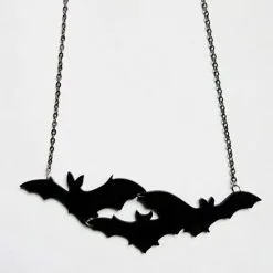 DISCOBOLE Collier Gothique Acrylique CHERRYLOCO 'bat Cluster'