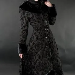 DISCOBOLE Manteau Gothique Evil Princesse -Vêtements Gothiques black evil princess coat 22 1