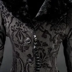 DISCOBOLE Manteau Gothique Evil Princesse -Vêtements Gothiques black evil princess coat 3 1
