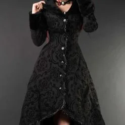 DISCOBOLE Manteau Gothique Evil Princesse -Vêtements Gothiques black evil princess coat dani