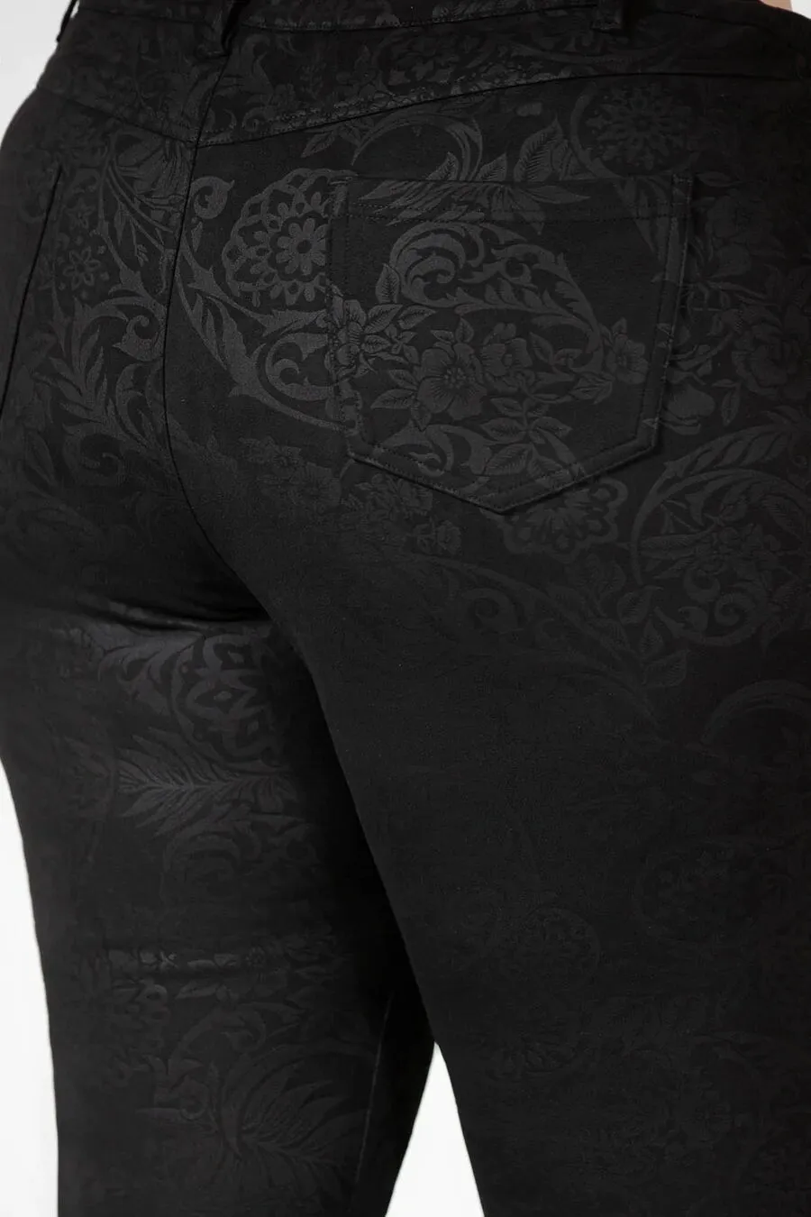 Pantalon KILLSTAR 'Black Lily' 6 Pantalon KILLSTAR 'Black Lily' – Image 4