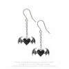 ALCHEMY GOTHIC Boucles D'oreilles ALCHEMY GOTHIQUE 'black Souls' -Vêtements Gothiques blacksoul droppers 900