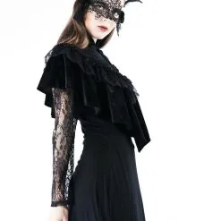Mini Cape Velours DARK IN LOVE -Vêtements Gothiques bw043 104 900