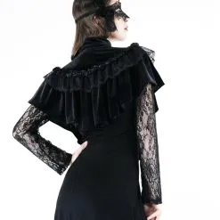 Mini Cape Velours DARK IN LOVE -Vêtements Gothiques bw043 106 900