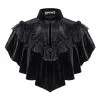 Mini Cape Velours DARK IN LOVE 1 Mini Cape Velours DARK IN LOVE -Vêtements Gothiques bw043 900