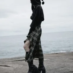 Veste Zippée PUNK RAVE 'lune Noire' -Vêtements Gothiques c621 900