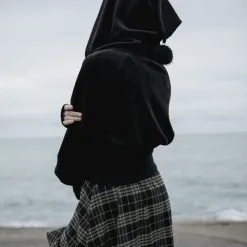 Veste Zippée PUNK RAVE 'lune Noire' -Vêtements Gothiques c655 900