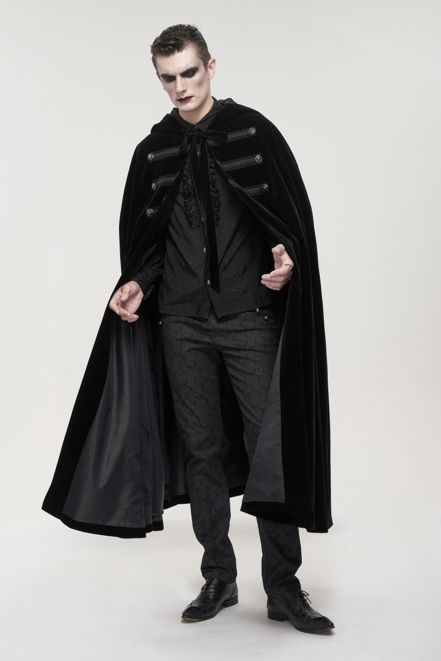 Cape Gothique Homme DEVIL FASHION 'Wittiza' 7 Cape Gothique Homme DEVIL FASHION 'Wittiza' – Image 5