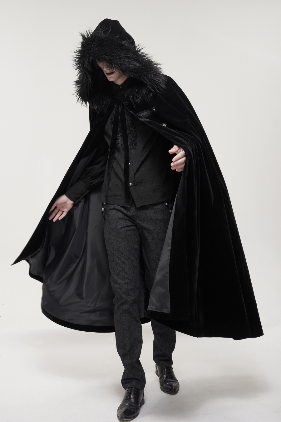 Cape Gothique Homme DEVIL FASHION 'Wittiza' 4 Cape Gothique Homme DEVIL FASHION 'Wittiza' – Image 2