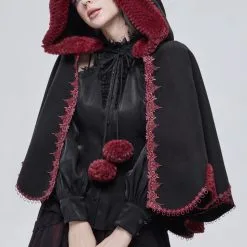 Cape Lolita DEVIL FASHION 'Heidi Black' -Vêtements Gothiques ca0280111 900