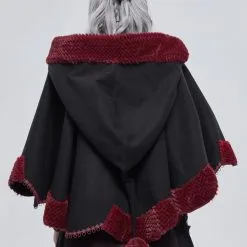 Cape Lolita DEVIL FASHION 'Heidi Black' -Vêtements Gothiques ca028017 900