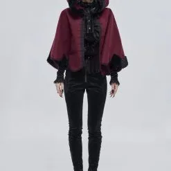 Cape Lolita DEVIL FASHION 'Heidi Red' 13 Cape Lolita DEVIL FASHION 'Heidi Red' -Vêtements Gothiques ca028021 900