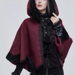 Cape Lolita DEVIL FASHION 'Heidi Red' 11 Cape Lolita DEVIL FASHION 'Heidi Red' -Vêtements Gothiques ca028025 900