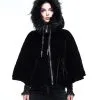 Cape Noire DEVIL FASHION 'Saba' -Vêtements Gothiques ca029011 900