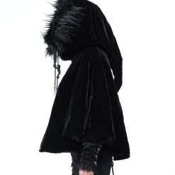 Cape Noire DEVIL FASHION 'Saba' -Vêtements Gothiques ca029012 900