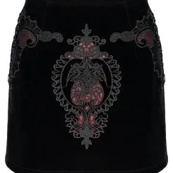 Jupe PUNK RAVE 'Elisaweta' -Vêtements Gothiques capture one 04141 900