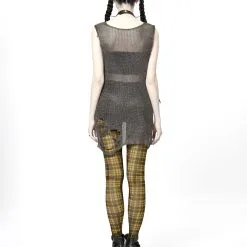 Haut Destroy PUNK RAVE 'ripped Silver' 10 Haut Destroy PUNK RAVE 'ripped Silver' -Vêtements Gothiques capture one catalog19554 900