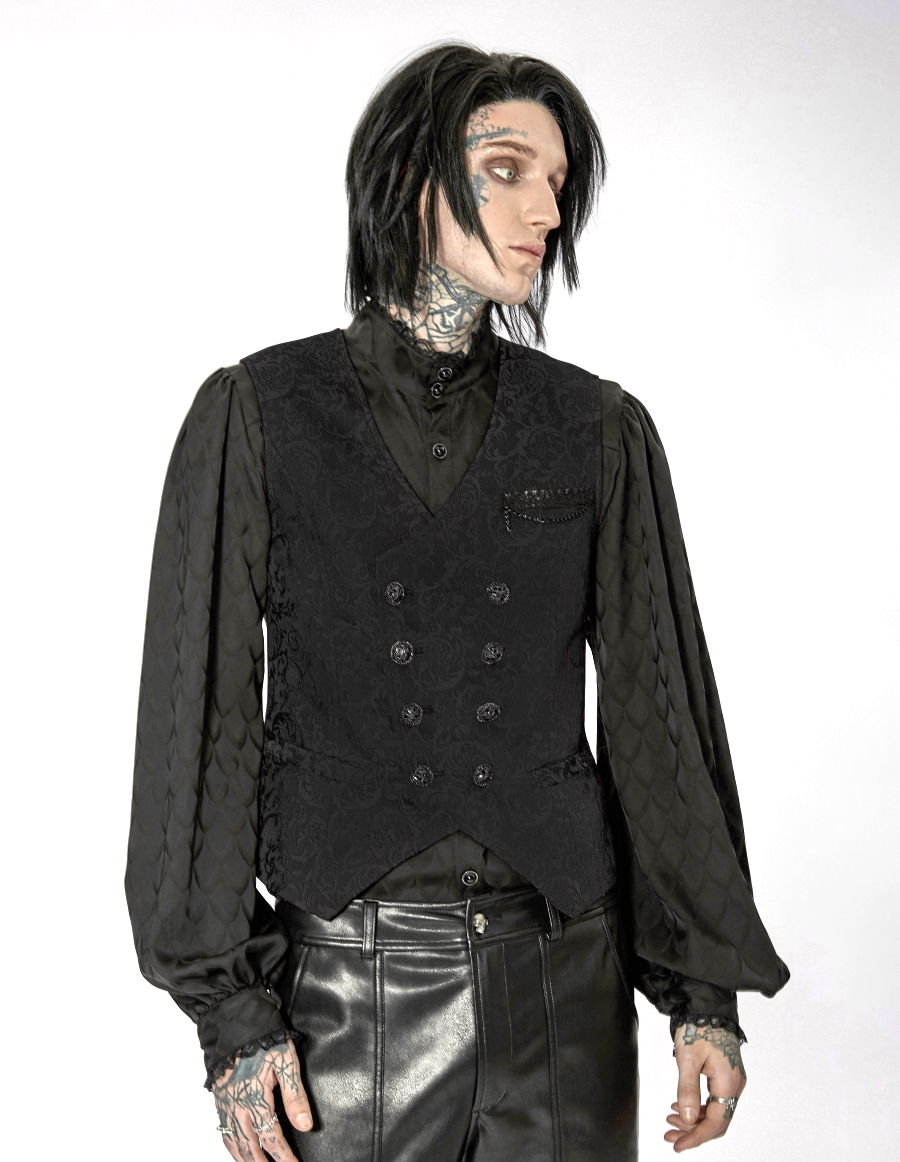 Gilet Brocarde Sans Manches PUNK RAVE 5 Gilet Brocarde Sans Manches PUNK RAVE – Image 3