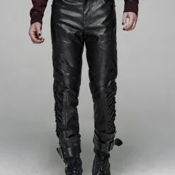 Pantalon Simili Cuir PUNK RAVE 'dimguard'