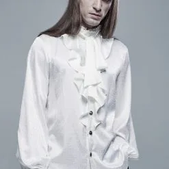 Chemise Vampire Blanche PUNK RAVE -Vêtements Gothiques captureonecatalog0783 900