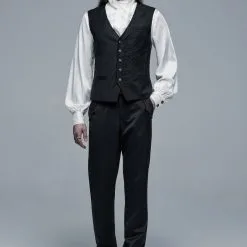 Gilet Sans Manches PUNK RAVE 'baron Noir' -Vêtements Gothiques captureonecatalog0827 900