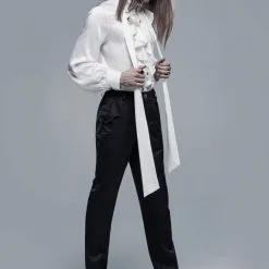 Chemise Vampire Blanche PUNK RAVE -Vêtements Gothiques captureonecatalog0927 900