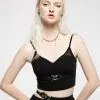 Crop Top PUNK RAVE 'Coeur Brisé' -Vêtements Gothiques captureonecatalog4437 900
