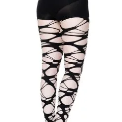 Collants KILLSTAR 'carved' -Vêtements Gothiques carvedup tights c x1600 900