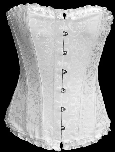 Corset Gothique Blanc ALCATRAZ 'white Angel' 3 Corset Gothique Blanc ALCATRAZ 'white Angel'