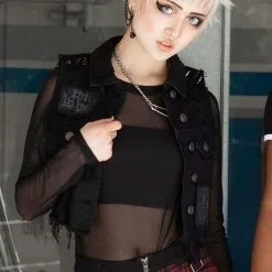 Veste Femme KILLSTAR 'come Undone' 9 Veste Femme KILLSTAR 'come Undone' -Vêtements Gothiques come undone denim vest ad8921f3 be06 4ac5 abbb e0ba8a36fcb7 x1600 900