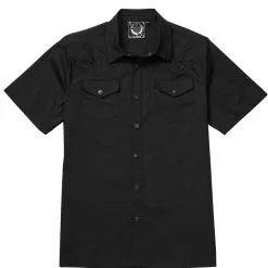 Chemise KILLSTAR 'crossed Out' -Vêtements Gothiques crossed out work shirt 2 900