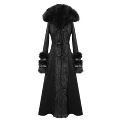 Long Manteau DEVIL FASHION 'black Sirena' -Vêtements Gothiques ct126011 900